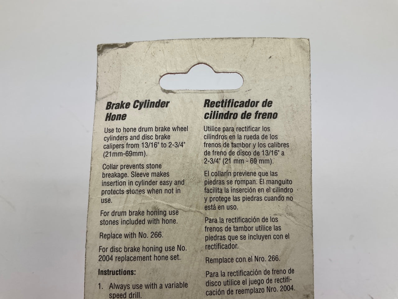 KD Tools 265 Brake Cylinder Hone, 13/16'' To 2-3/4'' - MADE IN USA