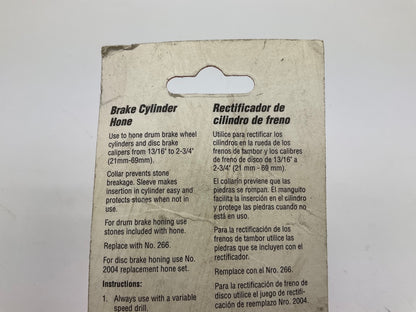 KD Tools 265 Brake Cylinder Hone, 13/16'' To 2-3/4'' - MADE IN USA