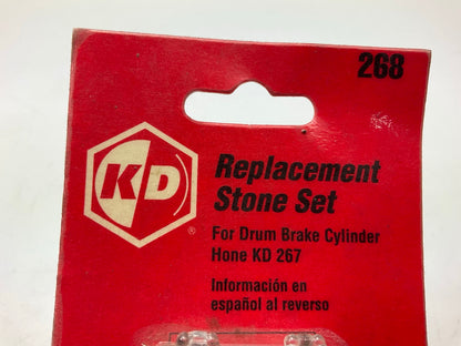 KD Tools 268 Drum Brake Cylinder Hone Repacement Stone Set For 267 - MADE IN USA
