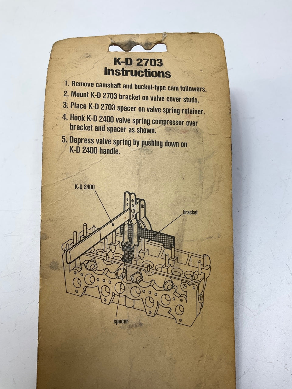 KD Tools 2703 Volkswagen VW Valve Spring Compressor Tool, Use With KD # 2400