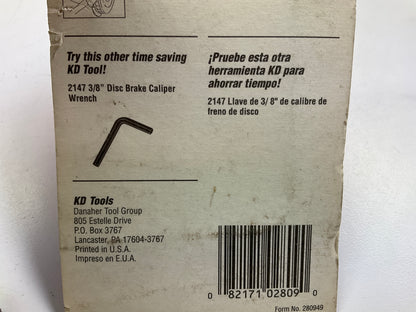 Kd Tools 2809 Disc Brake Caliper Wrench - MADE IN USA