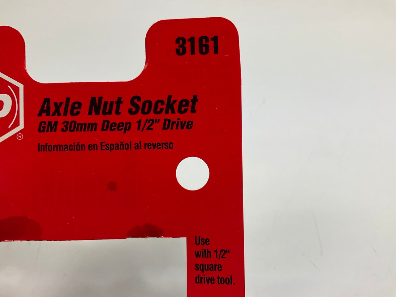 KD Tools 3161 Axle Nut Socket, GM 30mm Deep, 1/2 Drive - MADE IN USA