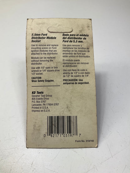 KD Tools 3197 5.5mm Ford Distributor Module Socket - MADE IN USA