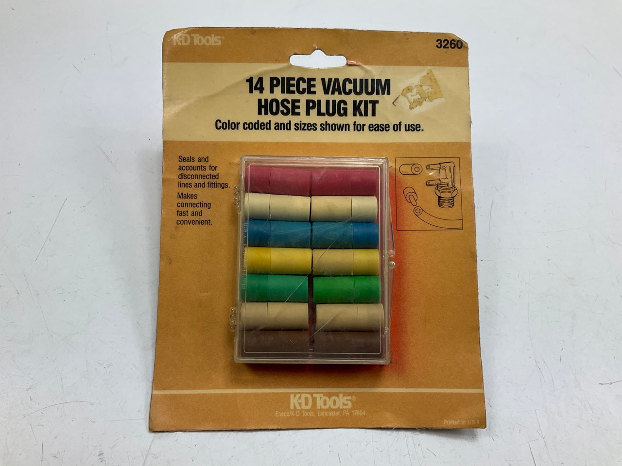 KD Tools 3260 14 Piece Vacuum Hose Plug Kit