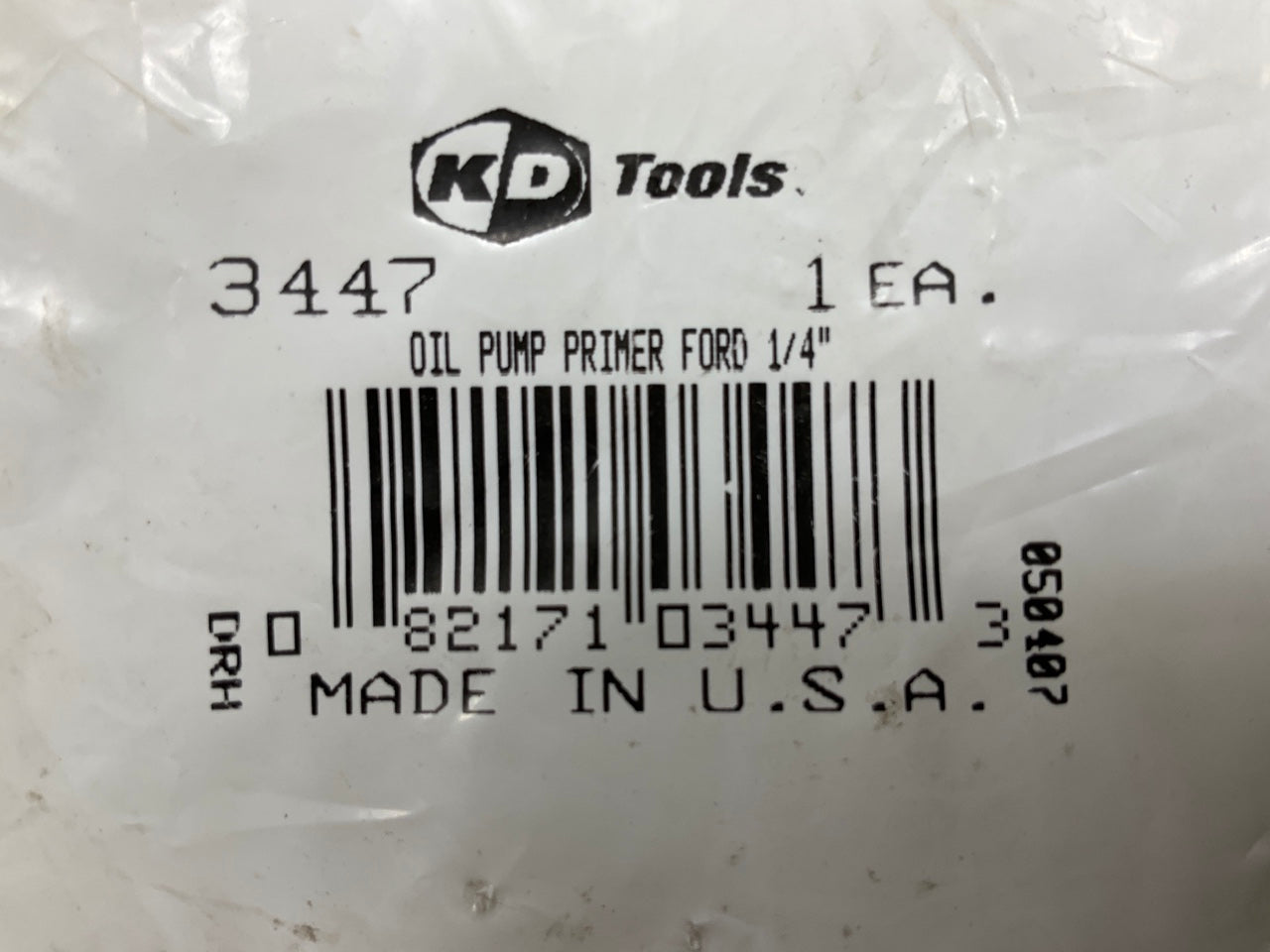 KD Tools 3447 Engine Oil Pump Primer Ford 1/4 In Hex Drive - MADE IN USA