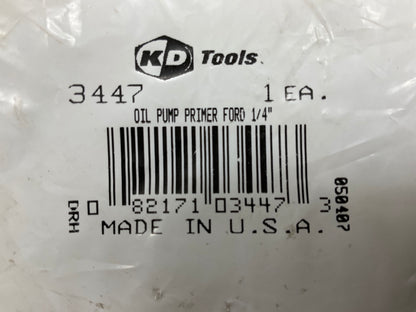 KD Tools 3447 Engine Oil Pump Primer Ford 1/4 In Hex Drive - MADE IN USA