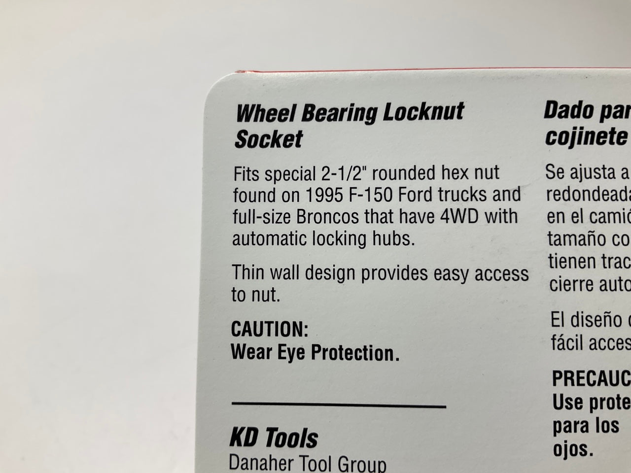KD Tools 3455 2-1/2'' Round Hex Wheel Bearing Lock Nut Socket 1/2'' Drive, USA