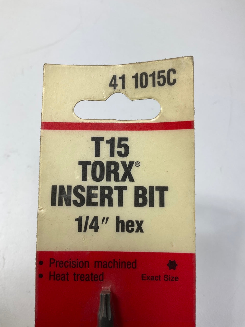 KD Tools 411015C T15 TORX Insert Bit, 1/4'' Hex - MADE IN USA