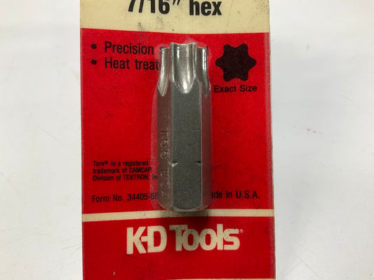 KD Tools 411155C T55 Torx Insert Bit, 7/16'' Hex - MADE IN USA