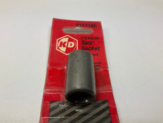 KD Tools 411716C E-16 External TORX Socket, 3/8'' Drive - MADE IN USA