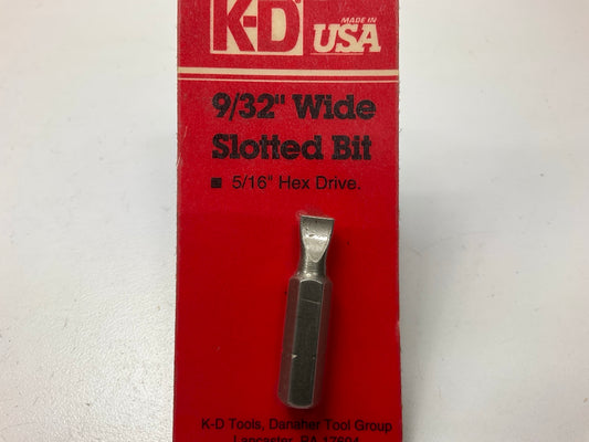 KD Tools 412413 - 9/32'' Wide Slotted Bit, 5/16'' Hex Drive - MADE IN USA