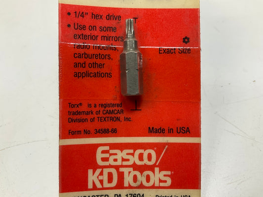 KD Tools 422010C T10 Tamper Proof Torx Bit, 1/4'' Hex Drive - MADE IN USA