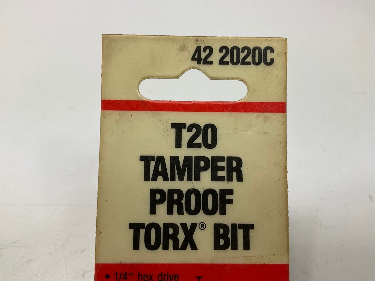 KD Tools 422020C T20 Tamper Proof Torx Bit, 1/4'' Hex - MADE IN USA