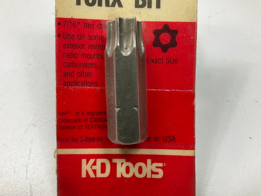 KD Tools 422055C T55 Tamper Proof Torx Bit, 7/16'' Hex Drive - MADE IN USA