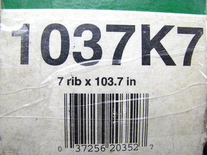 Kelly-springfield 1037K7 Serpentine Belt - 0.98'' X 104.25'' - 7 Ribs