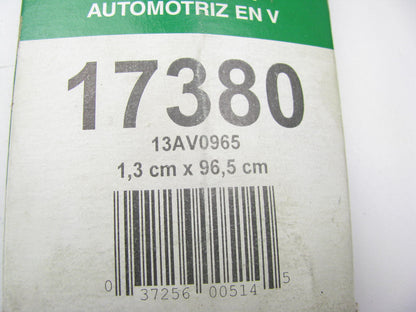 Kelly-springfield 17380 Accessory Drive Belt - 0.53'' X 38.00'' - 36 Degree