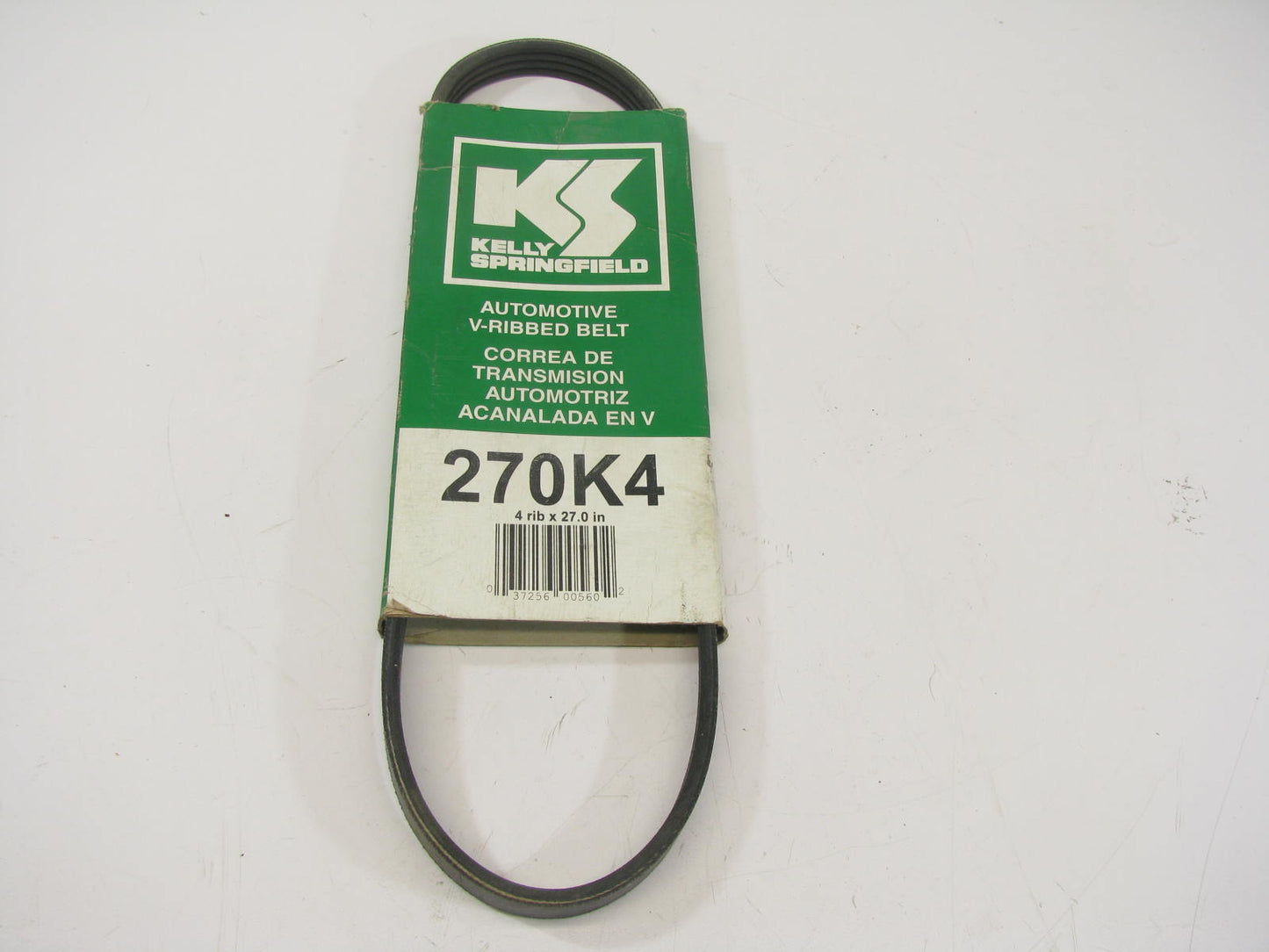 Kelly-springfield 270K4 Serpentine Belt - 0.56'' X 26.00'' - 4 Ribs