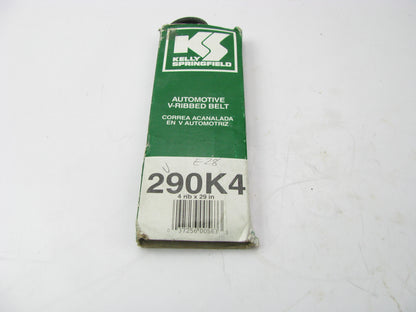 Kelly-springfield 290K4 Serpentine Belt - .56'' X 29.75'' - 4 Ribs