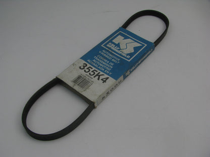 Kelly-springfield 355K4 Serpentine Belt - 0.54'' X 35.50'' - 4 Ribs
