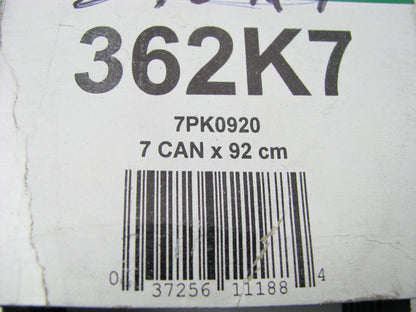 Kelly-springfield 362K7 Serpentine Belt - .947'' X 36.875'' - 7 Ribs