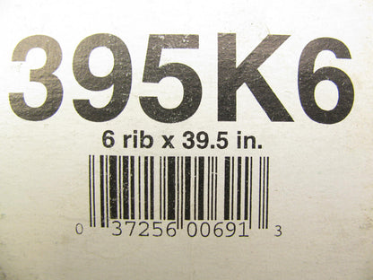 Kelly-springfield 395K6 Serpentine Belt - 0.807'' X 39.70'' - 6 Ribs