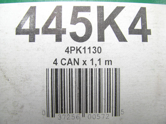 Kelly-springfield 445K4 Serpentine Belt - 0.56'' X 45.125'' - 4 Ribs