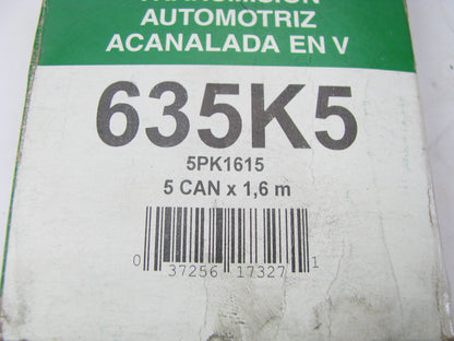 Kelly-springfield 635K5 Serpentine Belt - .667'' X 64.064'' - 5 Ribs