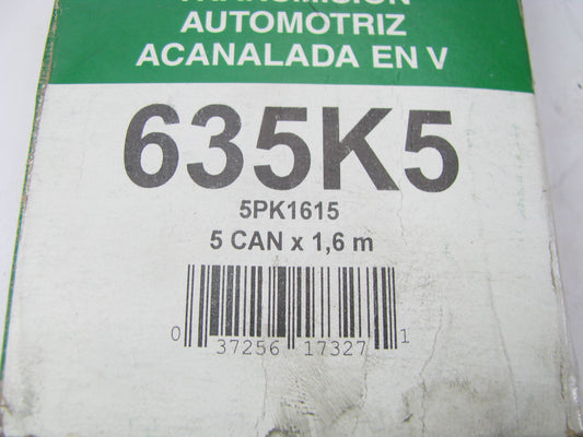 Kelly-springfield 635K5 Serpentine Belt - .667'' X 64.064'' - 5 Ribs