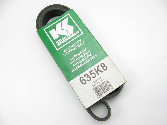 Kelly-springfield 635K8 Serpentine Belt - 1.12'' X 64.00'' - 8 Ribs