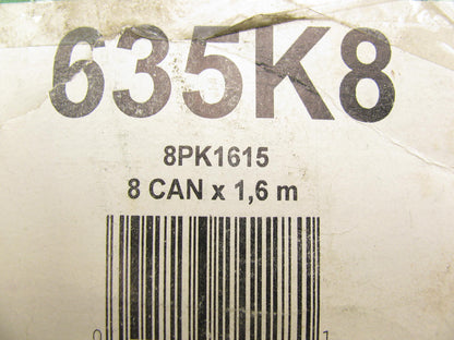 Kelly-springfield 635K8 Serpentine Belt - 1.12'' X 64.00'' - 8 Ribs