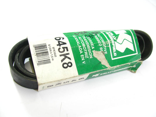 Kelly-springfield 645K8 Serpentine Belt - 1.12'' X 65.00'' - 8 Ribs