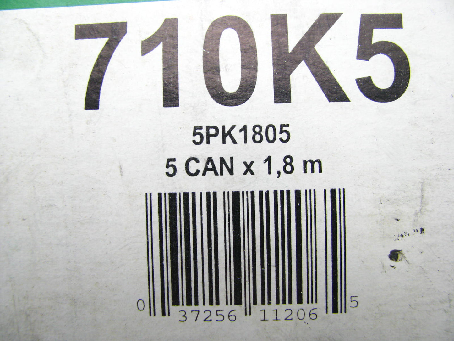 Kelly-springfield 710K5 Serpentine Belt - 0.69'' X 71.50'' - 5 Ribs