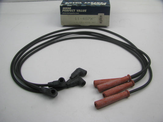 Kemparts 11-487X Ignition Spark Plug Wire Set 1987-1991 GM 2.0L 2.2L-L4