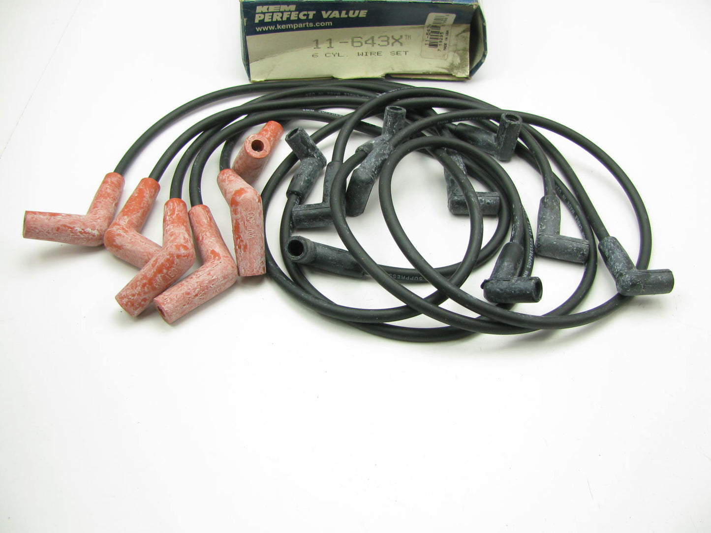 Kemparts 11-643X Ignition Spark Plug Wire Set for 1988 Ford Mercury 3.8L-V6