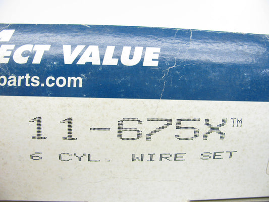 Kemparts 11-675X Ignition Spark Plug Wire Set For 1991-1995 Ford 3.8L-V6