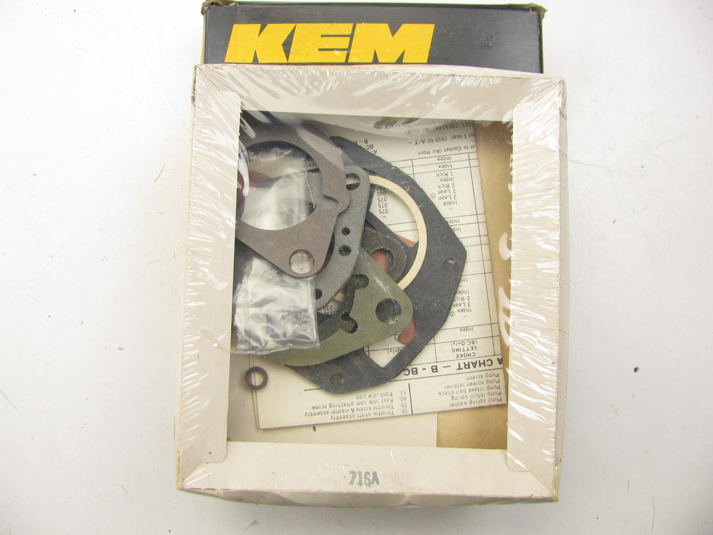 Kemparts 15335 Carburetor Rebuild Kit 1965 Buick Olds 255-V6 Rochester 1-BBL