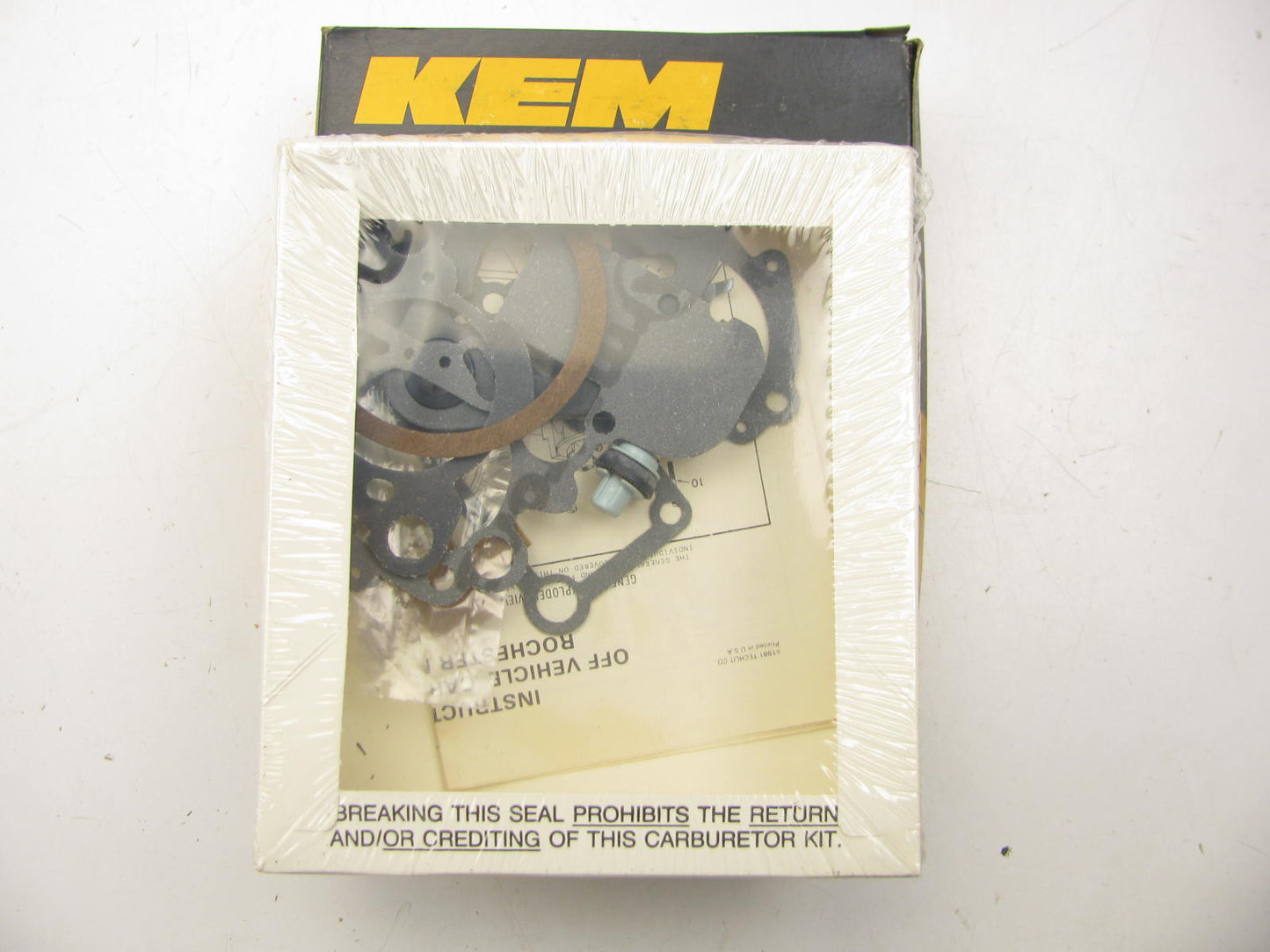 Kemparts 15726A Carburetor Rebuild Kit for 1979-88 Chevrolet GMC Rochester 2BBL