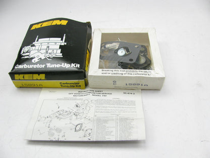 Kemparts 15891A Carburetor Rebuild Kit For 1984-1985 Ford Mercury Holley 740