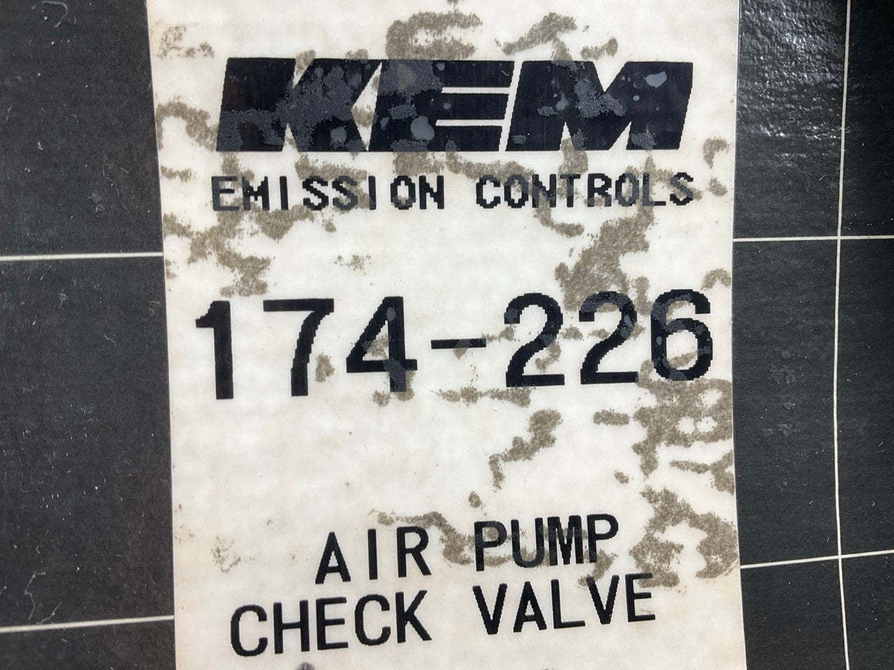 Kemparts 174-226 Secondary Air Injection Pipe Smog Air Pump Check Valve