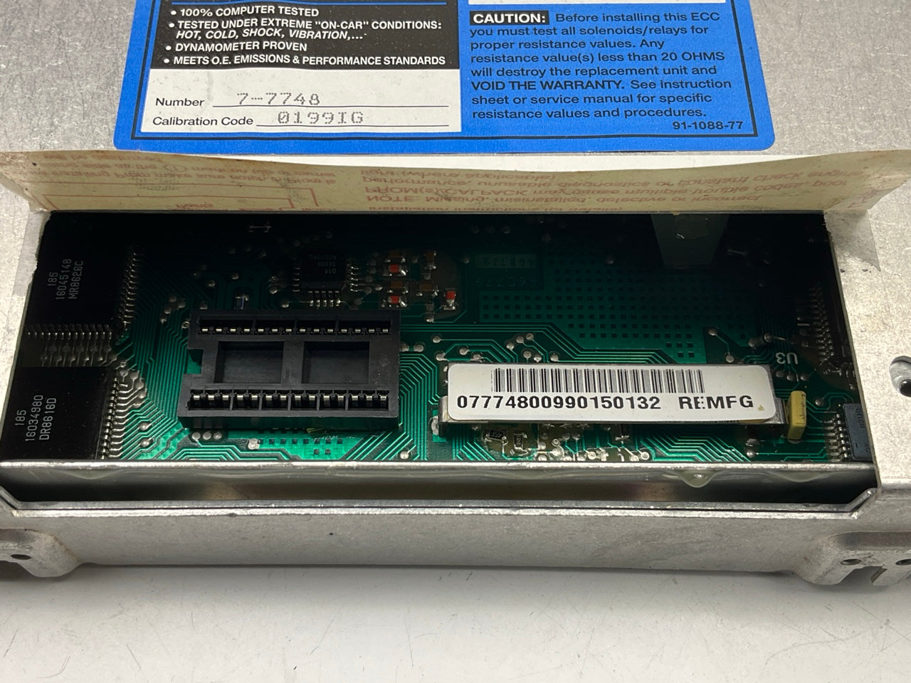 Kemparts 180-7748 Remanufactured Engine Control Module - ECU / ECM / PCM