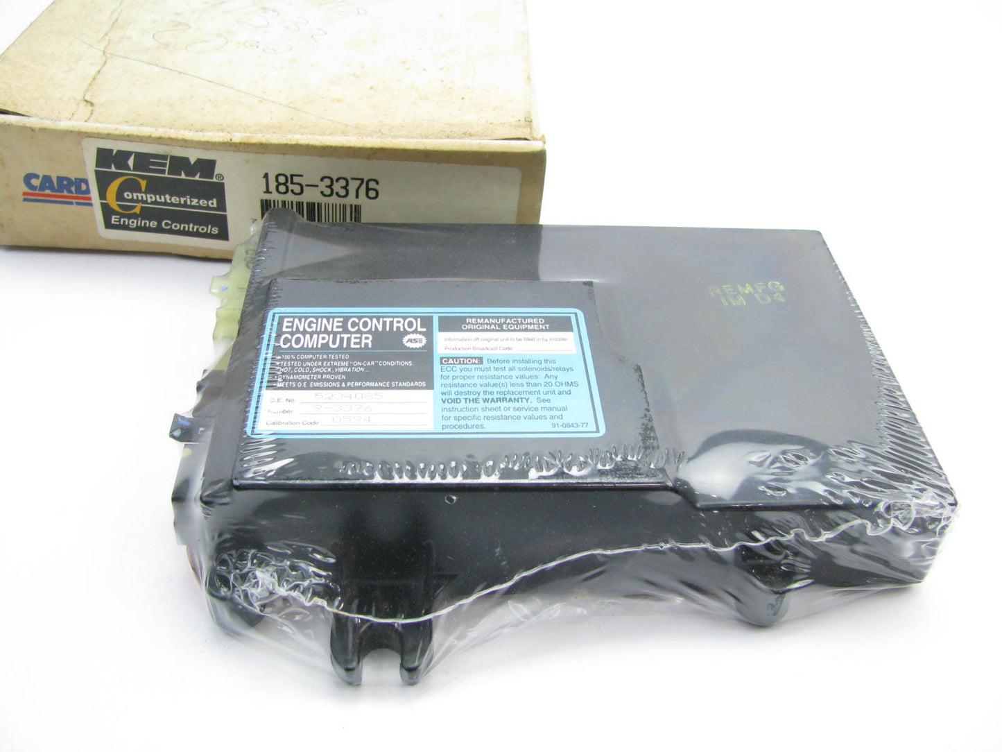 REMAN. Kemparts 185-3376 Engine Computer Module ECM ECU For 1987 Chrysler 2.2L