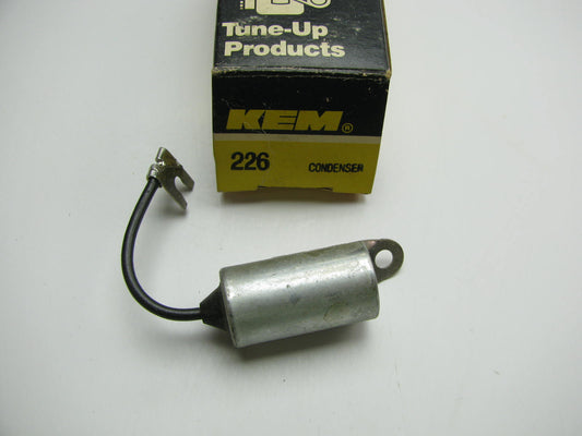 Kemparts 226 Ignition Condenser - 1976-1977 Ford F100 F150 F250 E150 4.9L 300 I6