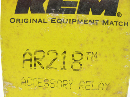 Kemparts AR218 Engine Cooling Fan Motor Relay
