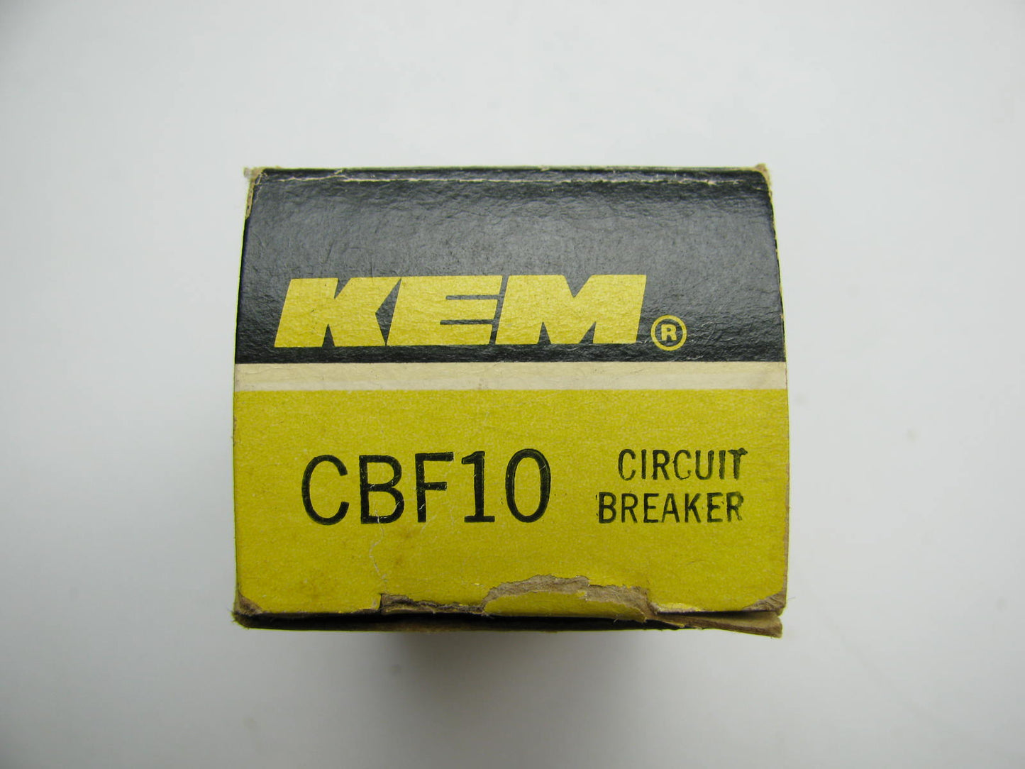 Vintage Kemparts CBF10 Glass Fuse Clip Circuit Breaker, 10 Amp