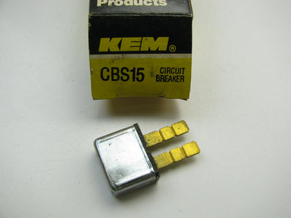 Vintage Kemparts CBS15 Circuit Breaker  12v 15A  (12 Volts, 15 Amps)