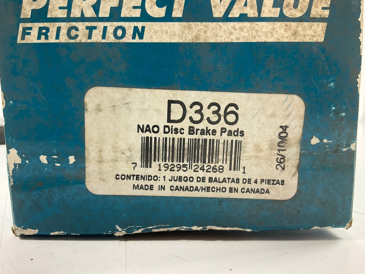 Kemparts D336 Front Disc Brake Pads For 1986-1992 Toyota Supra, 1986 Celica