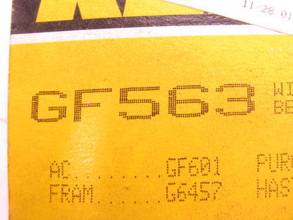 Kemparts GF563 In Line Fuel Filter G6457