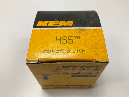Vintage Kemparts HS5 Heater Blower Control Switch, 25 AMP 12V