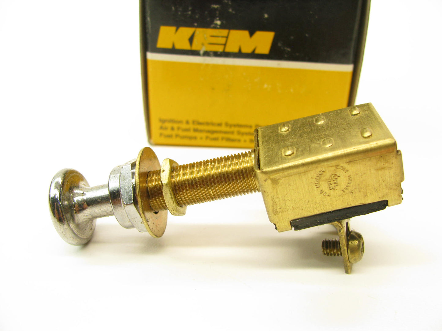 Kemparts LS2M Universal Heavy Duty Brass Push-Pull Switch