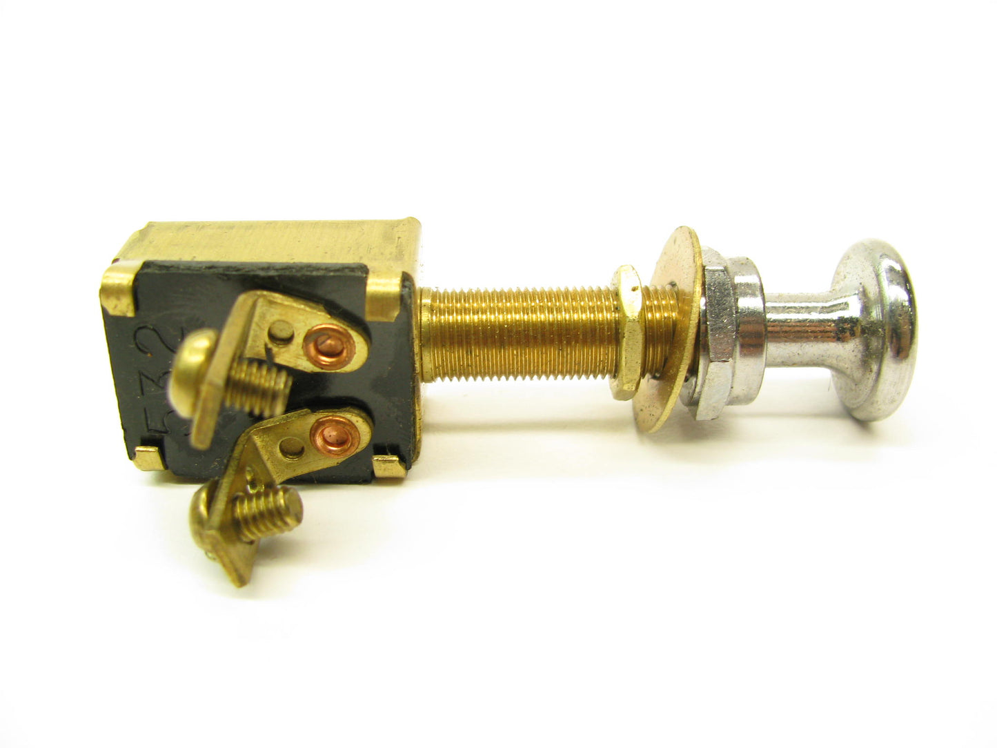 Kemparts LS2M Universal Heavy Duty Brass Push-Pull Switch